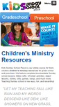 Mobile Screenshot of kidssundayschool.com